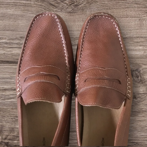 Nordstrom Leather Brown Loafers main image 8